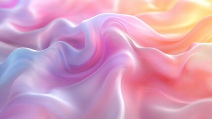 Soft Colorful Silk Waves Texture for Background and Design Use