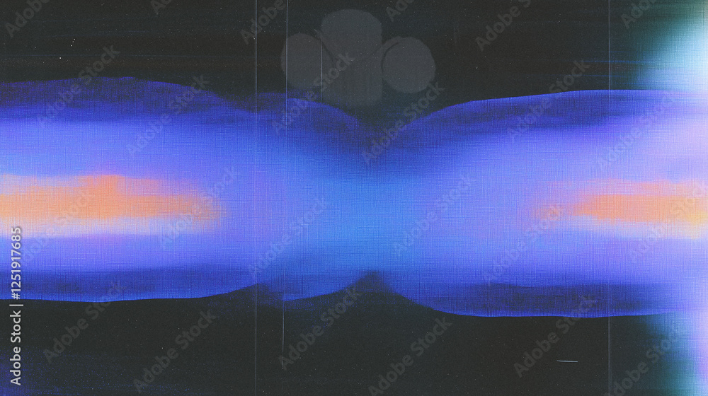 Poster futuristic abstract light stream with vibrant gradient fusion on dark background