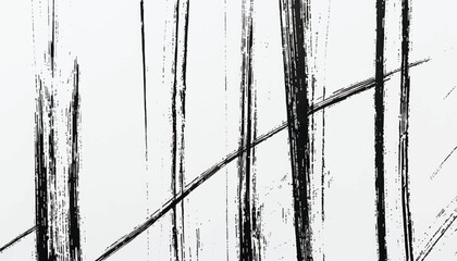 Grunge texture. Monochrome texture. Grunge black and white pattern. Brush strokes. Scratches Strokes. Abstract background.