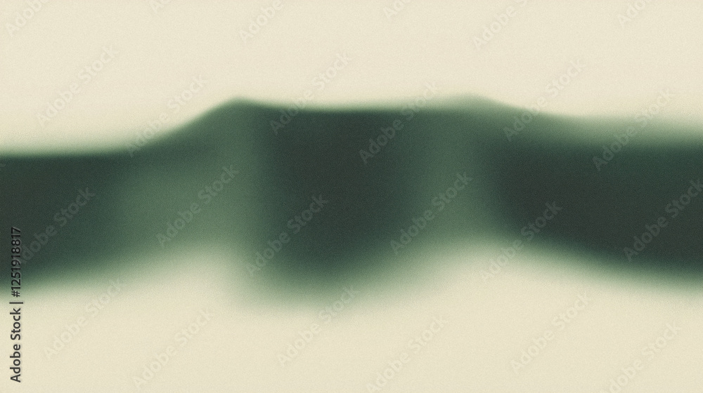 Poster abstract green blur with minimalist gradient effect and soft focus