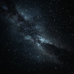 Starry Night Sky Background: High-Quality Copy Space Image for Design