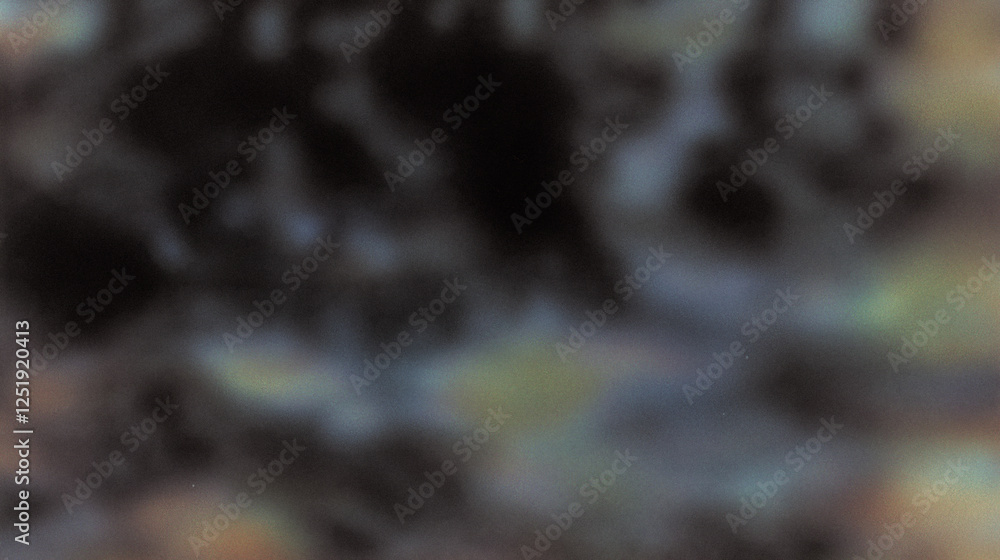 Poster abstract blurry lights in dark artistic background with soft colorful patterns