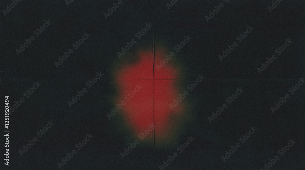 Aufkleber abstract red smoke with dark background and cross pattern in center