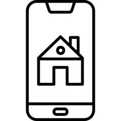 Smartphone House Control Icon