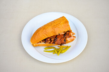 Lavash zurna doner kebab ( zurna  durum )  or shawarma sliced in plate isolated.  hatay usulu tavuk Et doner durum. Gobit ekmek arasi doner. Pilavustu iskender doner kebap. 