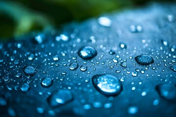 An ASMR-style image of raindrops on a windowpane, softly focused with dim lighting for a calming feel. Perfect for minimalist backgrounds, relaxation ads, ASMR, or mental health content.