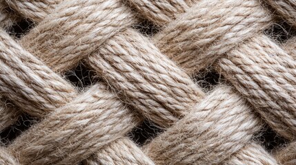 Fototapeta premium Close-up woven natural fiber texture