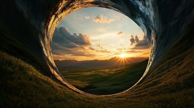 A 360 degree HDR sky map in anime style for virtual environments