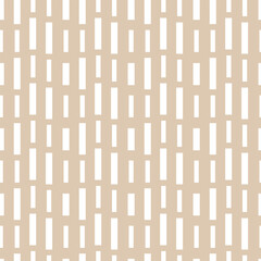 Seamless abstract, geometric pattern with rectangles on beige background