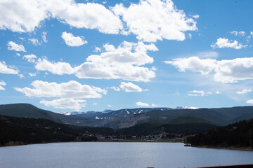 Obraz premium Baker Meadow Reservoir Nederland Colorado 