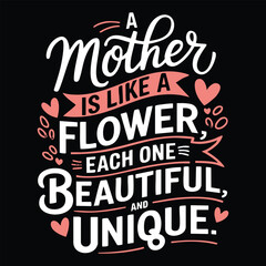 MOTHER DAY T-SHIRT DESIGN VECTOR 