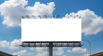 Blank billboard