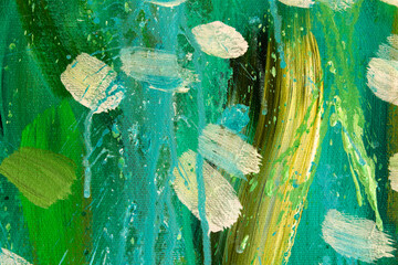 Detail of the Painting as a Background