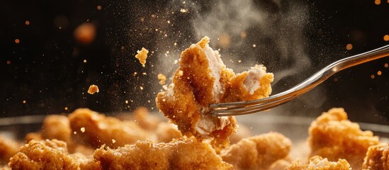 Crispy Golden Fried Chicken Nuggets: A Delicious Treat