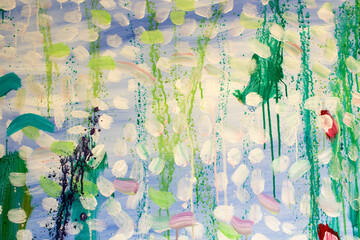 Detail of the Painting as a Background