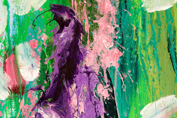 Detail of the Painting as a Background