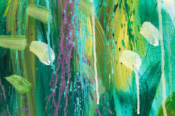 Detail of the Painting as a Background