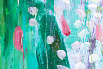Detail of the Painting as a Background