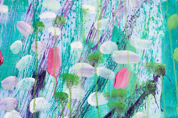 Detail of the Painting as a Background