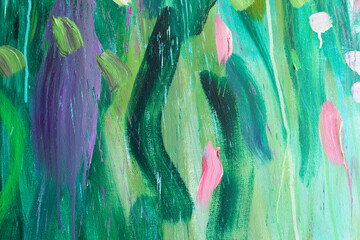 Detail of the Painting as a Background