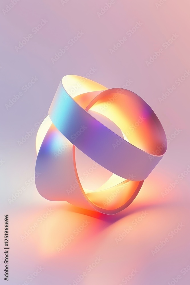 Aufkleber minimalist logo animation concept with sleek transitions and glowing effects on gradient background