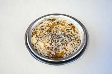 Yayla Corbasi known as Turkish yogurt soup