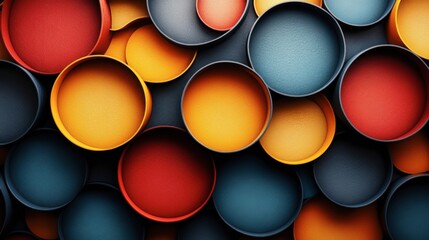 Vibrant Granular Materials in Circular Containers: A Rich Textural Composition