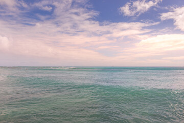 Beautiful Waikiki Beach Hawaii summer