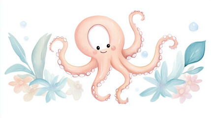 abstract squid background