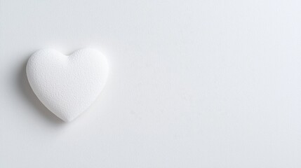 Heart Shaped Decoration on White Surface