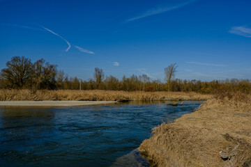 Winterwanderung in den Isarauen im Mündungsgebiet