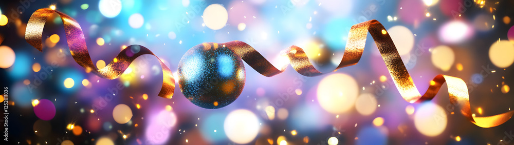 Canvas Prints celebrating the new year 2025 happy events and festivities in a joyful environment with colorful dec