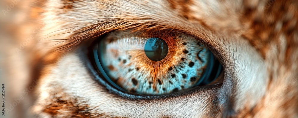 Poster focus like a lynx mastering language pronunciation with ai imagine a lynx, its gaze piercing and pre