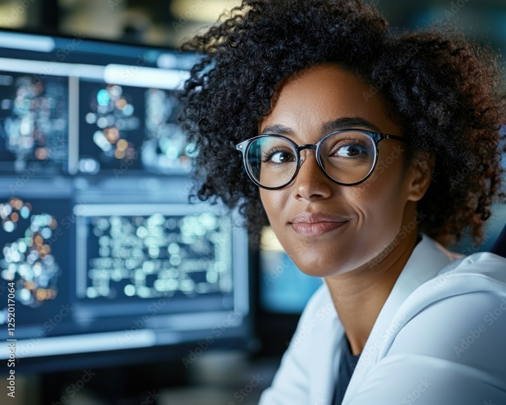 Poster revolutionize education with smart edtech teacher conducting an online class using an ai-powered vir