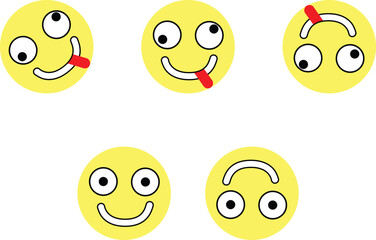sassy crazy emoji icons