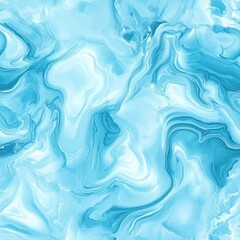 Obraz premium Swirling blue and white abstract patterns create a calming oceanic effect in design