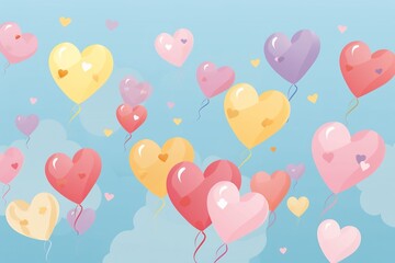 hearts background	
