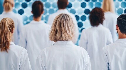 Innovative research collaboration laboratory environment group of scientists somneuk network concept