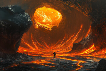 campfire in the forest