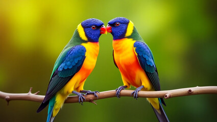 Obraz premium blue and yellow macaw ara ararauna