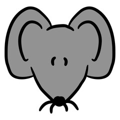 Mouse Mice Cute Little Rat Rodent Friendly Sweet Design Lover Art Vector Illustration Card T-Shirt Poster Sticker Graphic Print Decorative Drawing Isolated Logo Decoration Symbol Creative Cool Style
