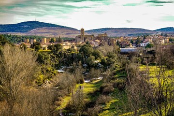 Pueblo de Buitrago Lozoya , Madrid , España.