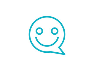 minimalist chat bot symbol design vector illustration isolated on transparent background