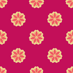 cute flowery pattern, great colorful seamless texture featuring cute flowers!