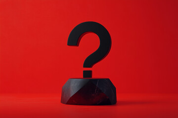 red question mark