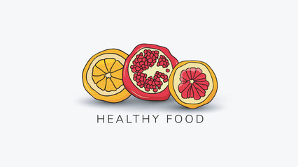healhty food background