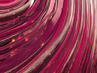 Abstract Swirls in Crimson:  A captivating abstract image featuring a mesmerizing swirl of deep crimson and shimmering gold. This evocative design creates a sense of movement and intrigue.