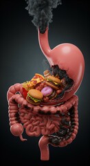 Unhealthy Eating Habits and Digestive Diseases: Exploring the Long-Term Consequences. The Impact of Poor Diet on Gastrointestinal Disorders: A Hidden Health Crisis