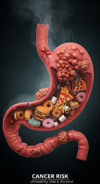 The Link Between Junk Food Consumption and Gastric Cancer Risk: A Nutritional Perspective. Ultra-Processed Foods and Stomach Cancer