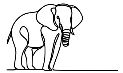 elephant vektor, elephant cartoon illustration